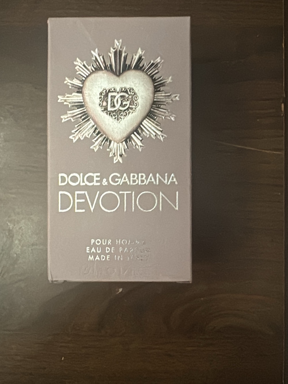 Dolce & Gabbana Devotion Box Men’s  in Lavender Purple with Silver Accents